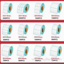 Thermal Sticker Paper Rolls Packaging Labels